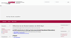 Desktop Screenshot of moodle.hak-steyr.at
